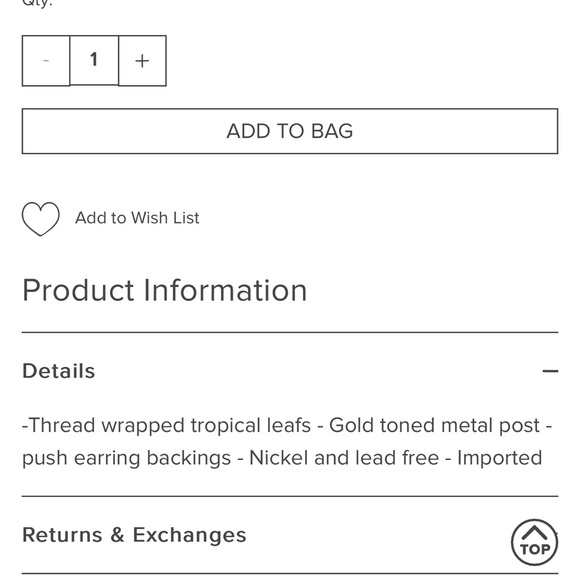 Rayne Thread Wrapped Leaf Earrings - Picture 3 of 5